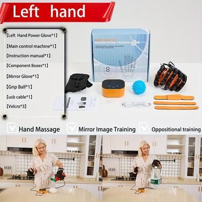 Rehabilitation Robot Gloves for Hand & Finger Training, Air Pressure Finger Exercise Device with LCD Touch Screen