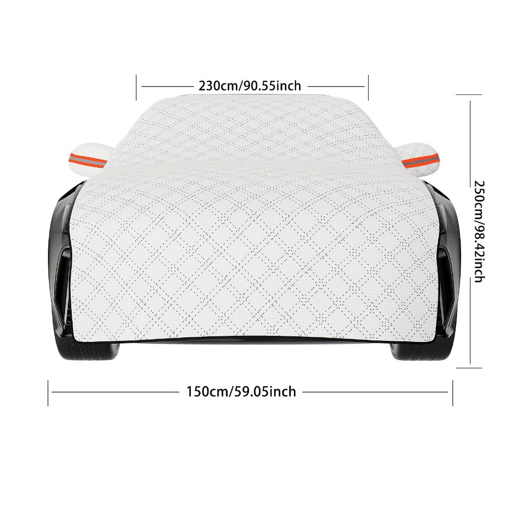 Windshield Snow Cover Frost Guard – Thickened Universal Car Front Window Snow Shield, All-Season Sun Shade Ice Frost Protection Cover