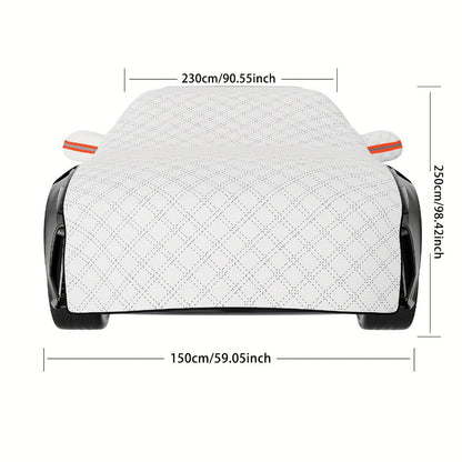 Windshield Snow Cover Frost Guard – Thickened Universal Car Front Window Snow Shield, All-Season Sun Shade Ice Frost Protection Cover