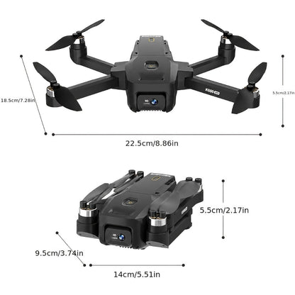 GPS Follow Me Drone Under 250g 4.5 Inch LCD Screen Camera Drone Auto Return with the Listed Color, Size or Set Options for Everyday Use