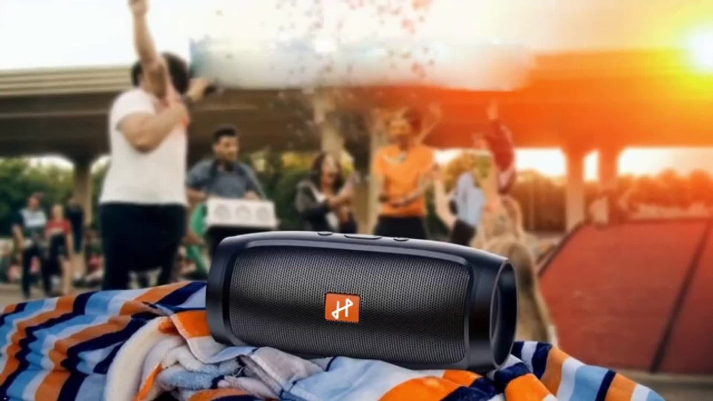 Portable Bluetooth Speaker with 1200mAh Battery and USB-C in Three Colors for Home, Travel and Small Gatherings