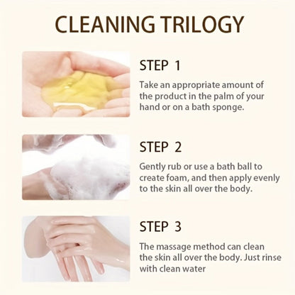 Sulfur Shampoo & Body Wash 2-in-1 Set – Scented Sulfur Soap Cleansing Liquid for Gentle Daily Scalp Purifying & Full Body Cleansing | Creamy
