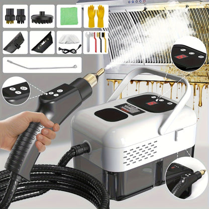 Portable Steam Cleaner High-Temperature High-Pressure Handheld Steamer for Home, Carpet, Tile & Grout Cleaning