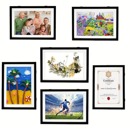 Kids Art Frame Changeable Front-Opening Display, Children Artwork Picture Frame for 8.5x11 & 10x12.5 Drawings