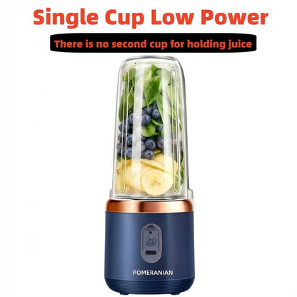 Portable Blender Rechargeable, Mini Personal Juicer for Smoothies, Milkshakes & Juice, USB Charging