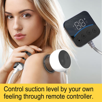 Electric Cupping Massage Device with Remote Control, Neck Back Waist Shoulder Massager, 3 Modes, Hot Compress Therapy