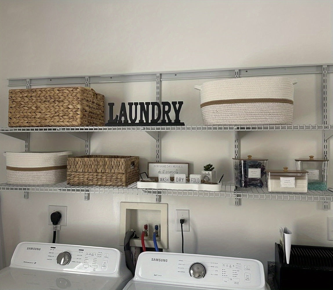 Laundry Pods Container & Dryer Sheet Holder Set with Bamboo Lids, Clear Laundry Room Organization Containers for Scent Booster, Powder