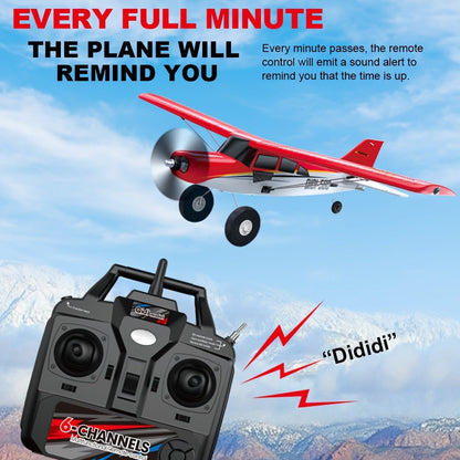 Brushless Fixed Wing RC Plane 6-Channel 6-Axis Gyro 3D Aerobatic Stunts 2 Batteries Included