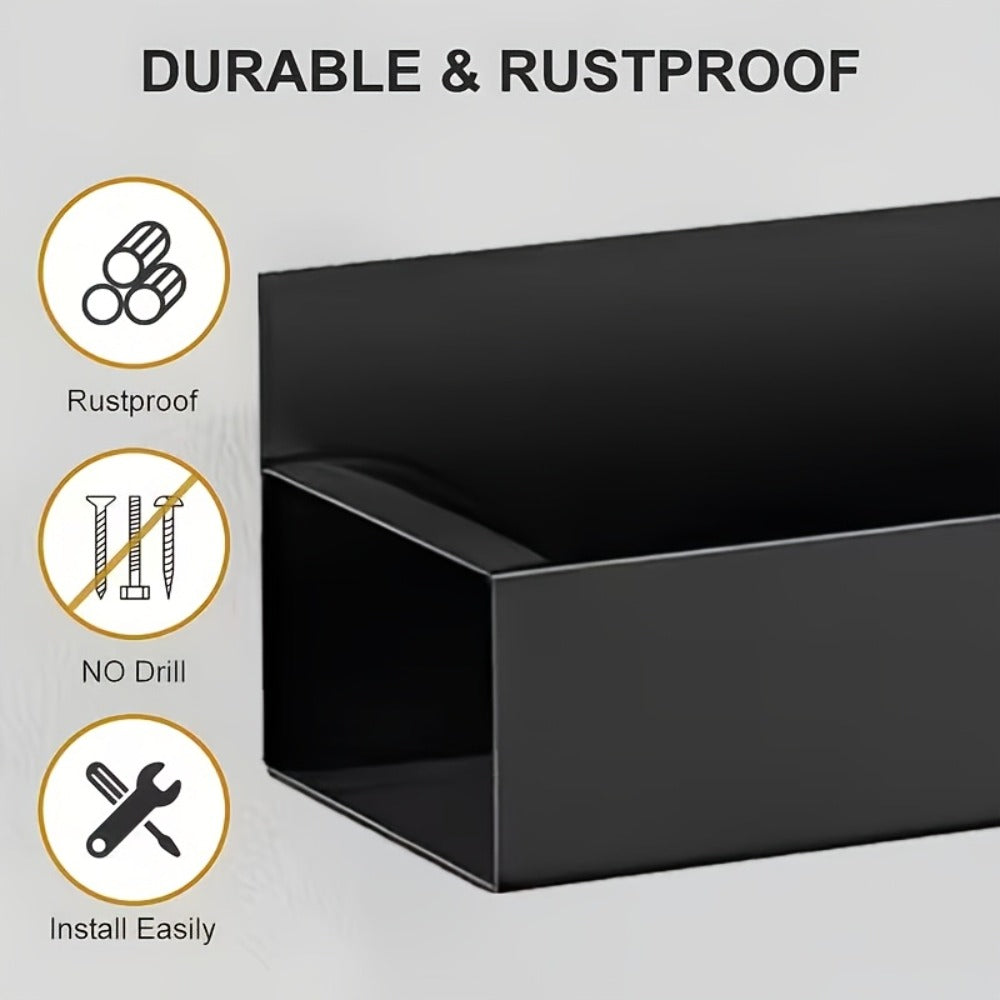 Magnetic Storage Box Organizer for Refrigerator, Washing Machine & Coffee Machine – Strong Magnetic Adsorption No-Drill Spice Rack & Kitchen