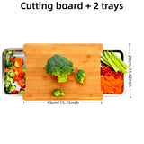Cutting board + 2 Trays