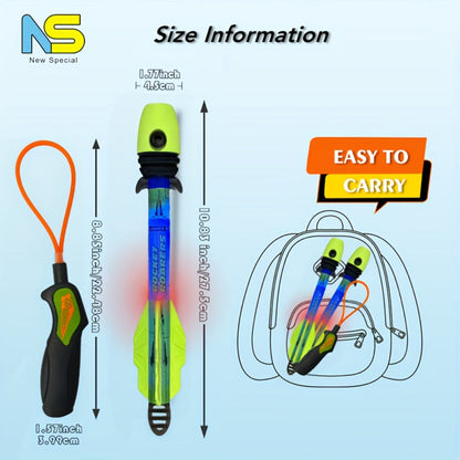 LED Rocket Launcher Toy for Kids, Soars Up to 250 Feet with the Listed Color, Size or Set Options for Everyday Use