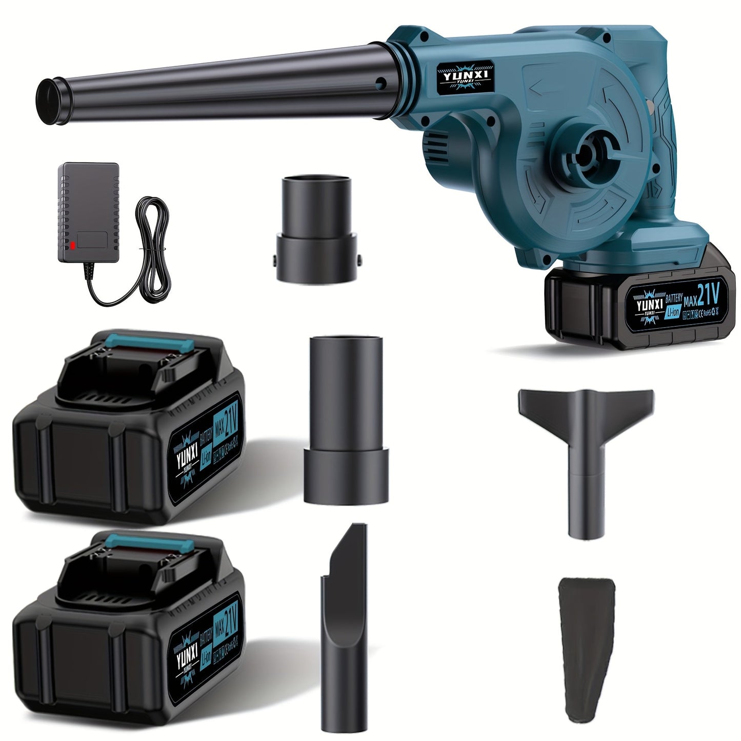 Leaf Blower Cordless for Garden, Patio and Yard Use, with the Listed Configuration, for Everyday Use and Organized Storage