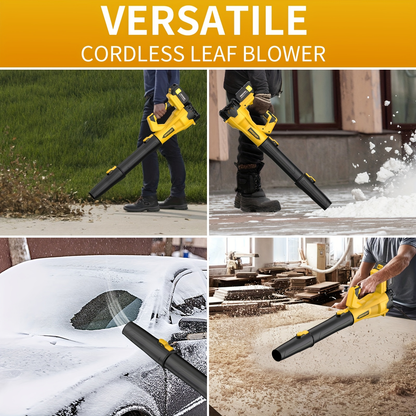 Cordless Leaf Blower 580CFM 160MPH, 40V Brushless Motor, 4.0Ah Battery, 6-Speed, Extension Nozzle