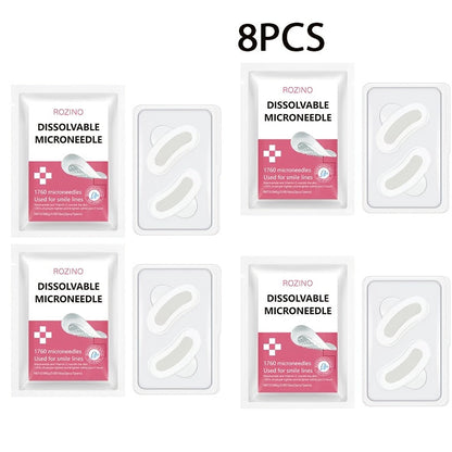 Microneedle Patches Hyaluronic Acid Niacinamide Dissolving Face Patches for Forehead Smile for Entryways, Bedrooms and Living Spaces