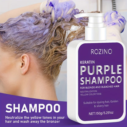 Purple Shampoo and Conditioner Set 2PCS for Blonde Silver Platinum Hair - Toning Brass & Yellow Neutralizer