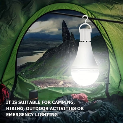 Rechargeable Emergency LED Bulb 2000mAh 60W Equivalent 6000K with Hook for Entryways, Bedrooms and Living Spaces