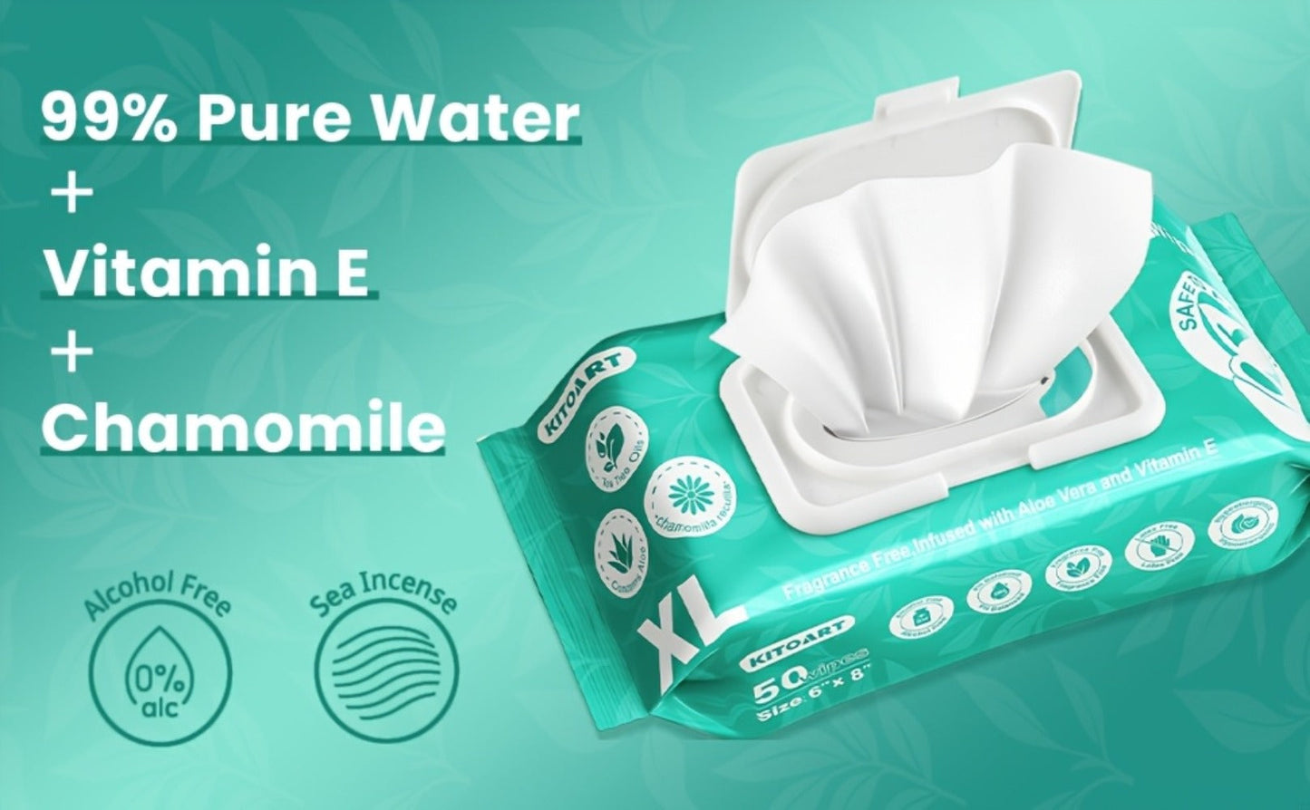 Flushable Wet Wipes Adult XL Unscented No Alcohol Septic Safe Toilet Wipes Portable Family Size for Bathroom Outdoor Camping Travel Hygiene