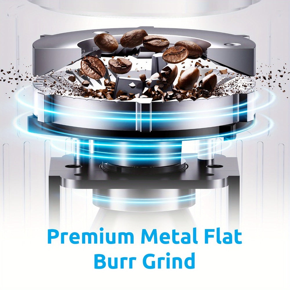 Burr Coffee Grinder Electric, Coffee Bean Grinder with 40-Second Digital Timer, 25 Precise Grind Settings