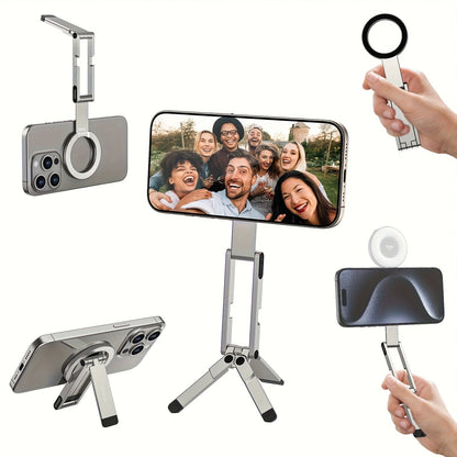 MA60 Ultra-Slim Magnetic Phone Stand and Tripod with Folding 8.43-Inch Body in Six Color Options
