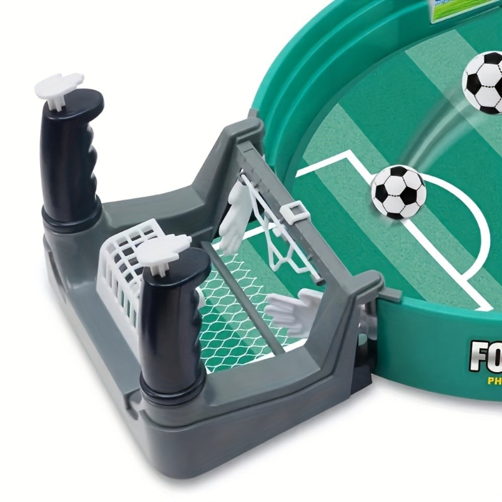 Table Football Game for Kids & Adults, 2-Player Tabletop Soccer Duel Board Game, Family Fun Indoor Game Night Gift for Boys Girls Teens