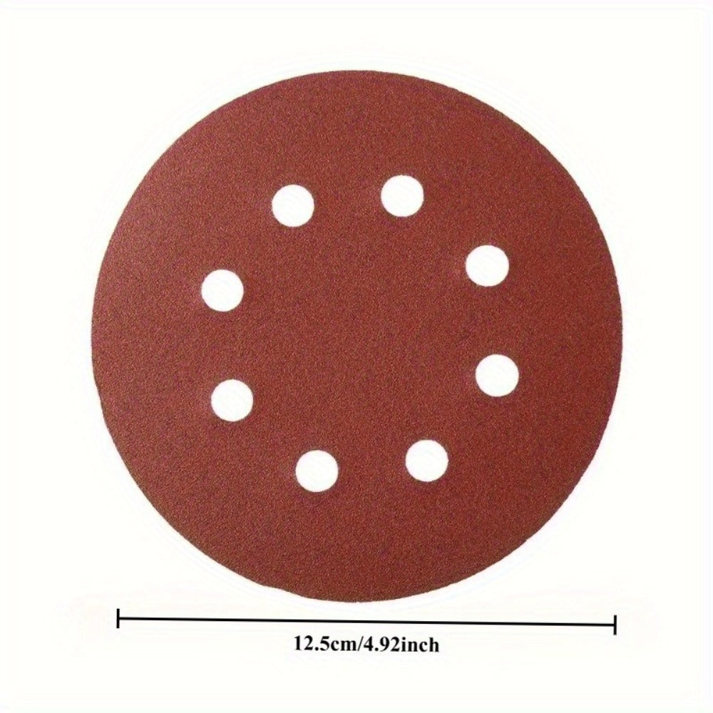 5 Inch Sandpaper 94 Pcs – 8-Hole Hook & Loop Sanding Discs, Assorted Grits 80/180/240/320/400/800/1000/1500/2000/3000
