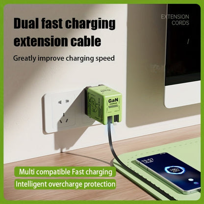 GaN Wall Charger 120W Fast with Retractable Built-In Cable & Foldable Plug for an Everyday Personal Care Routine