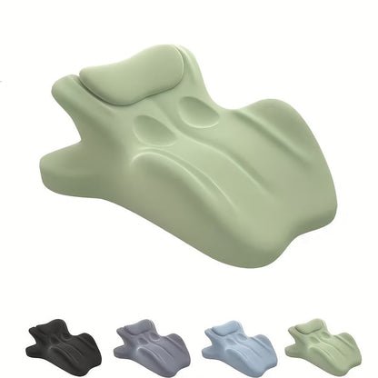 Wedge Pillow for Stomach Sleepers - Memory Foam Support for Cervical, Lumbar & Leg Elevation, Breathable Cover