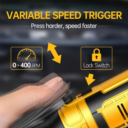 Cordless Electric Ratchet Wrench 3/8'' & 1/2'' Drive, Compatible with Dewalt 20V Max Battery, 88 Ft-lb High Torque