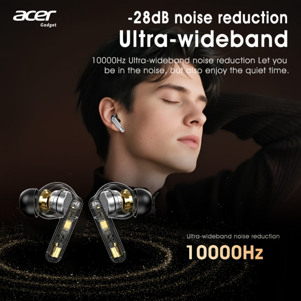Wireless Earbuds Acer Mini Bluetooth 5.4 with Touch Controls, Call Noise Reduction Mic and Three Colors