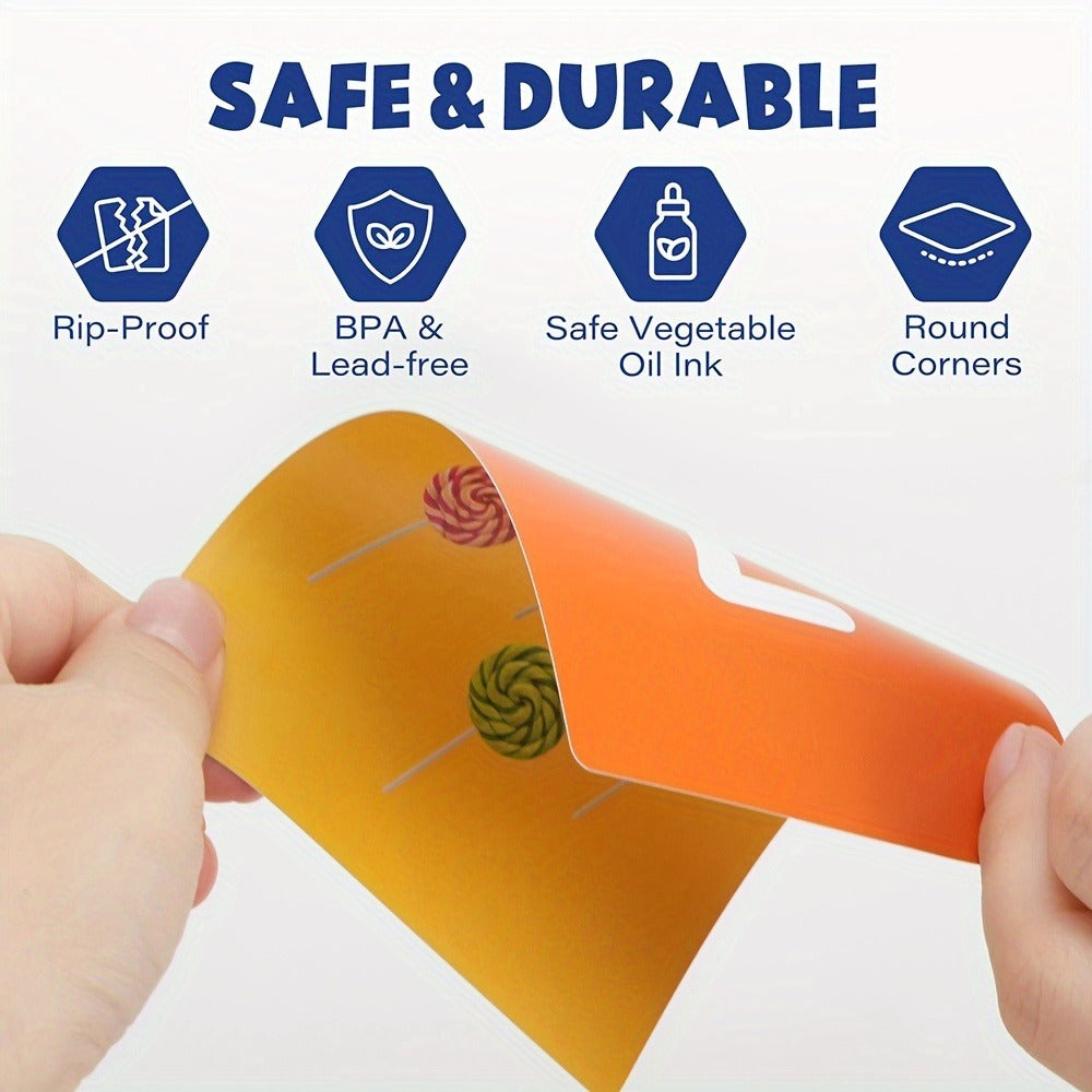 Toddler Flashcards 84 Double-Sided Cards 168 Pictures, 8 Categories ABC Letters Numbers Animals Shapes Colors Food Vehicles