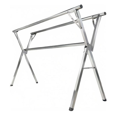 Clothes Drying Rack Collapsible Freestanding, Heavy Duty Stainless Steel Laundry Drying Rack Indoor Outdoor