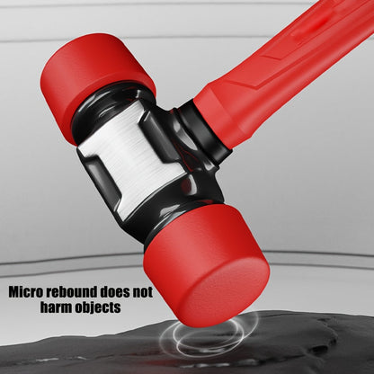 Rubber Mallet Hammer Heavy Duty 27mm & 36mm, Dead Blow Installation Hammer for Flooring Tile Carpentry Renovation