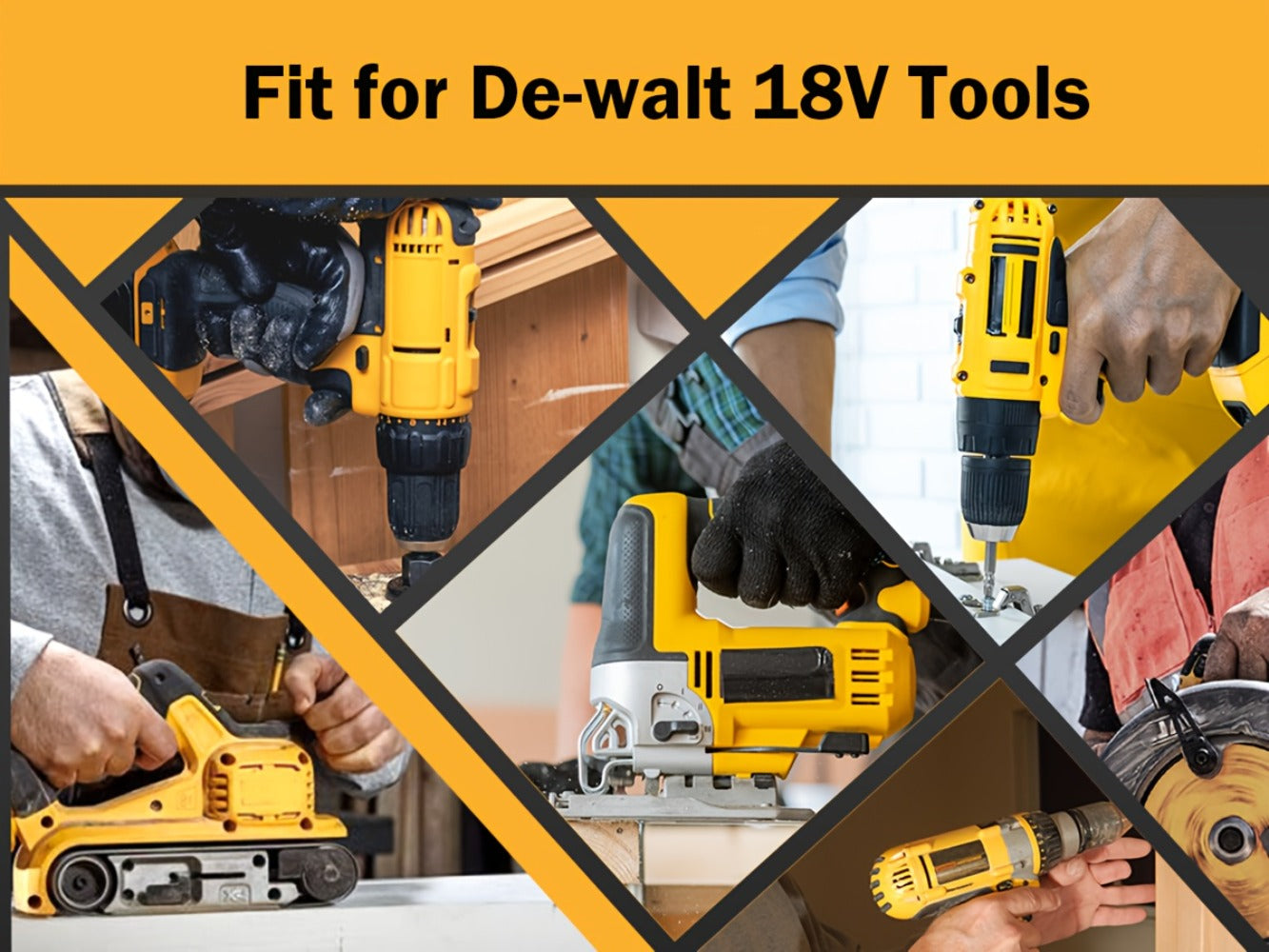 Battery Adapter DM18D DeWalt 18V to 20V Converter with USB Port Compatible with DeWalt 20V for Entryways, Bedrooms and Living Spaces
