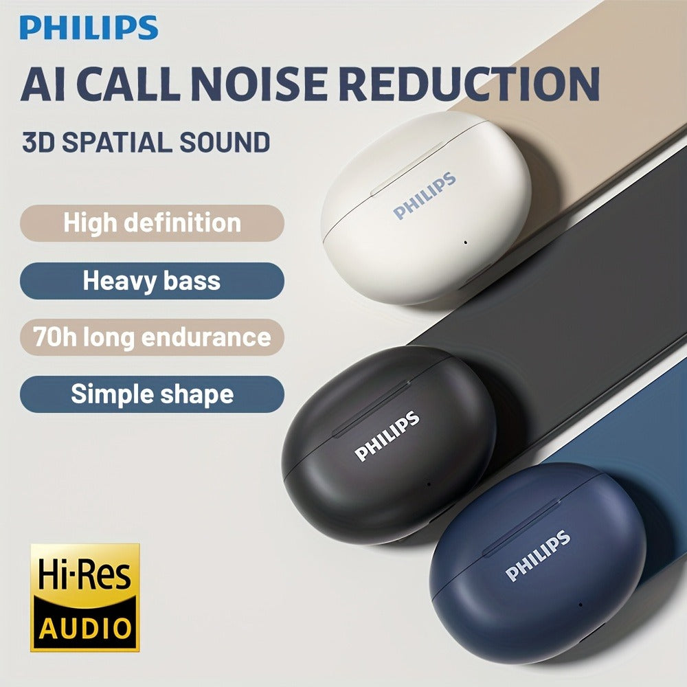 Bluetooth 5.4 Semi-Open Earbuds True Wireless TWS Charging Case Noise Cancelling Mic 20H Playtime for an Everyday Personal Care Routine
