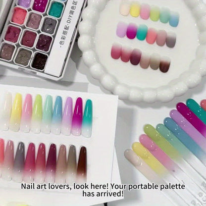 Gel Nail Polish Set with MORDDA Label, 18 Cloud Souffle Patting Colors in Autumn Winter Palette