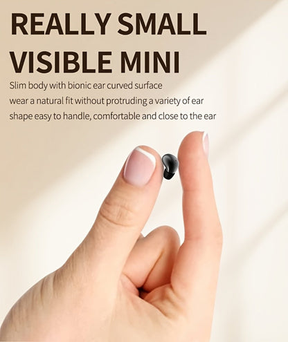 Smallest Invisible Mini Spy Earpiece Wireless for Bedside Audio, Alarms and Room Entertainment