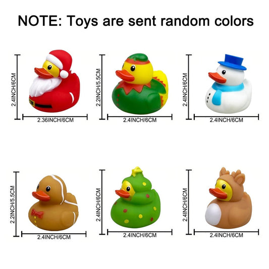 Light Up Duck Bath Toys for Toddlers, Color-Changing Floating Rubber Ducks, Sensory Water Bath Time Toys for Boys & Girls