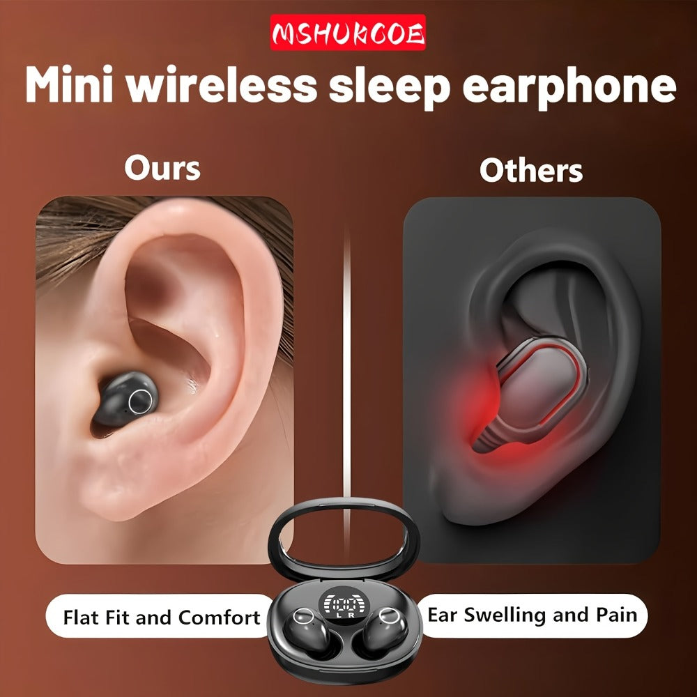 Invisible Sleep Earbuds Bluetooth 5.4 Mini Ultra Compact True Wireless for an Everyday Personal Care Routine