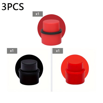 Soda Bottle Caps 3-Pack Carbonation Saver, Squeeze to Restore Bubbles & Lock in Freshness for Home Cooking, Dining and Outdoor Meals
