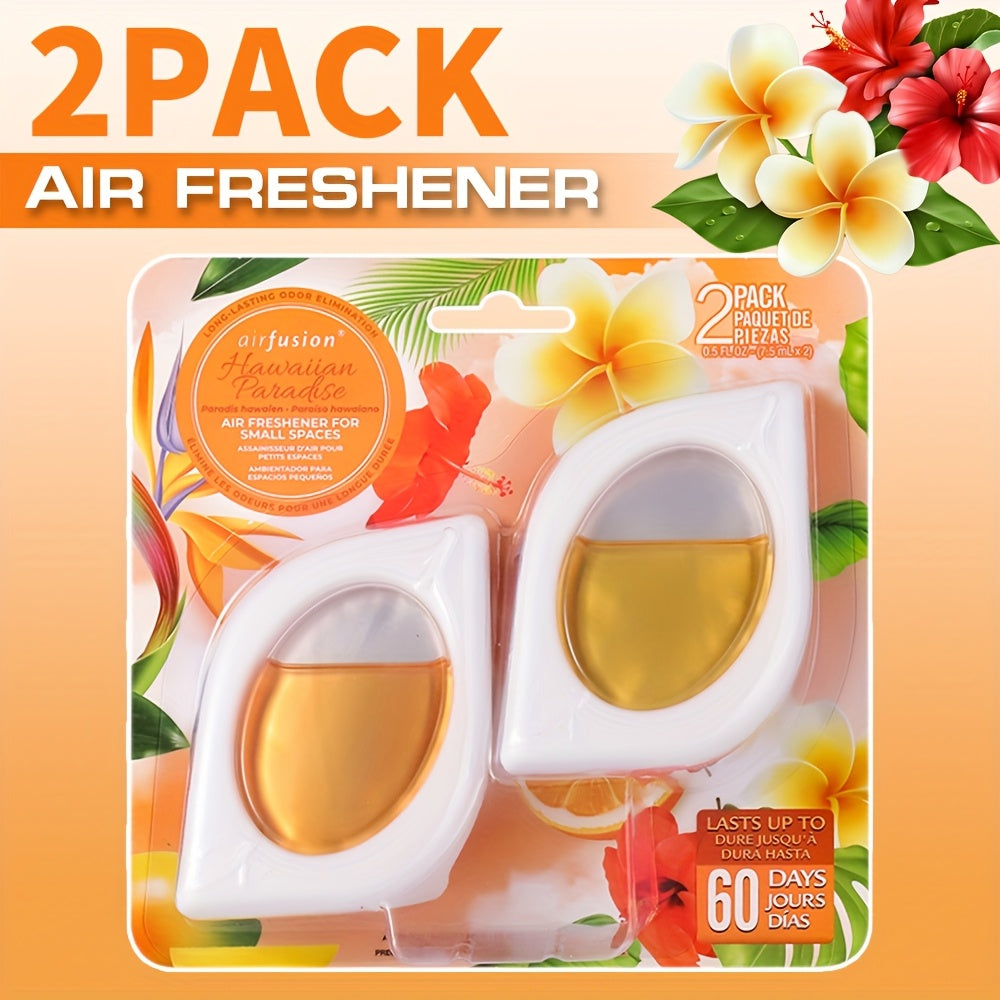 Air Freshener Odor Eliminator for Home Closet Bathroom Pets Small Space 0.25oz Up to 30 Days 6 Scents Eucalyptus Lavender Hawaiian Peach