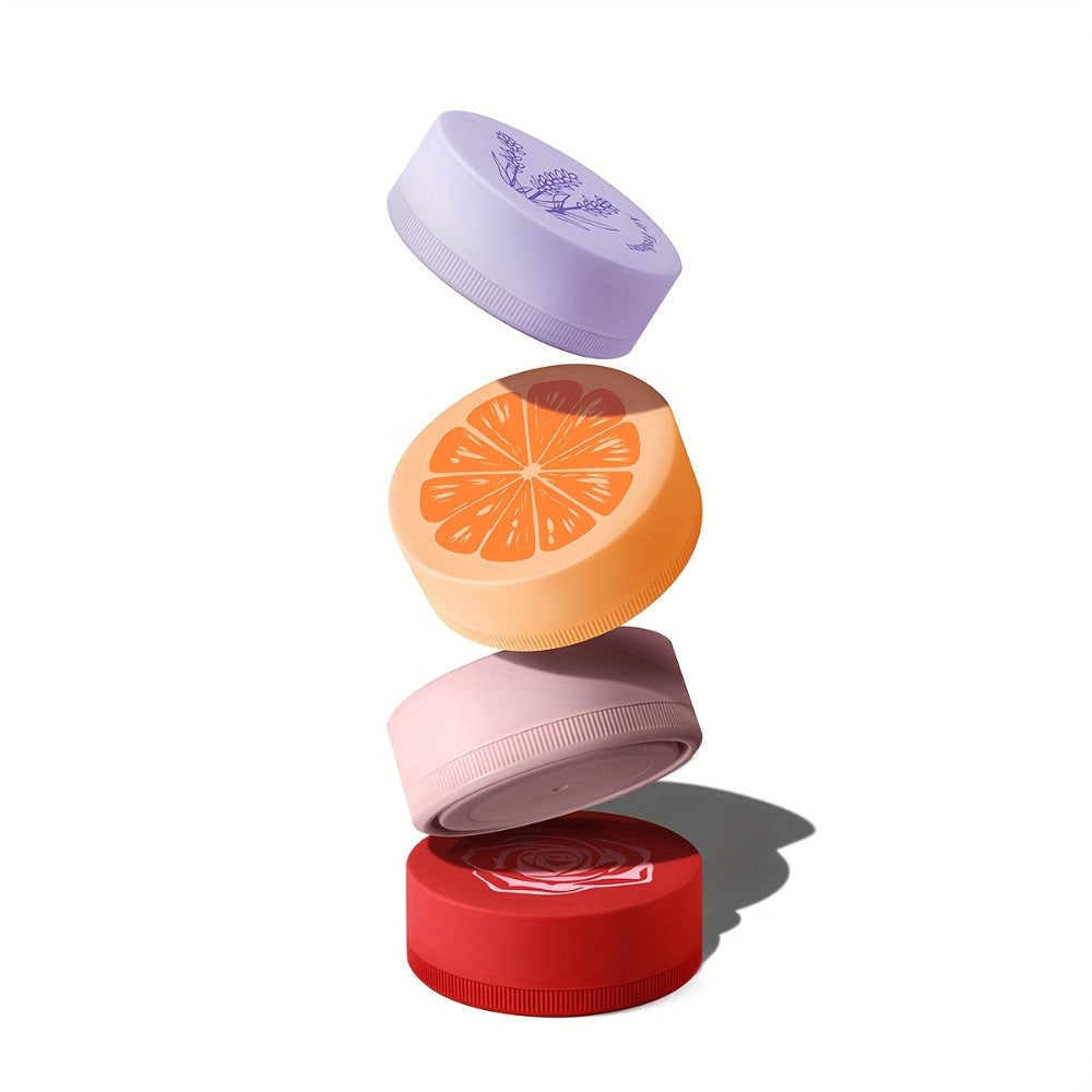 Car Air Freshener 2-Pack Solid Fragrance Jars in Cherry, Lavender, Lime, Rose or Sweet Orange