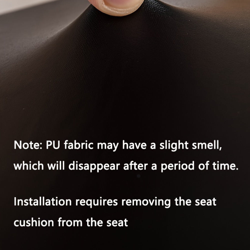 PU Leather Dining Chair Cushion Covers Removable Stretch Seat Slipcovers for Dining Room Kitchen Hotel Set of 4 or 6