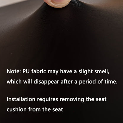 PU Leather Dining Chair Cushion Covers Removable Stretch Seat Slipcovers for Dining Room Kitchen Hotel Set of 4 or 6