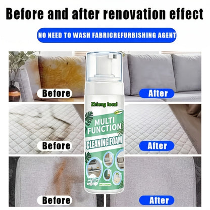 Dry Cleaning Spray Stain Remover 10.14oz – No Water Needed, Multi-Surface Formula for Sofas, Mattresses, Clothes, Carpets & Curtains