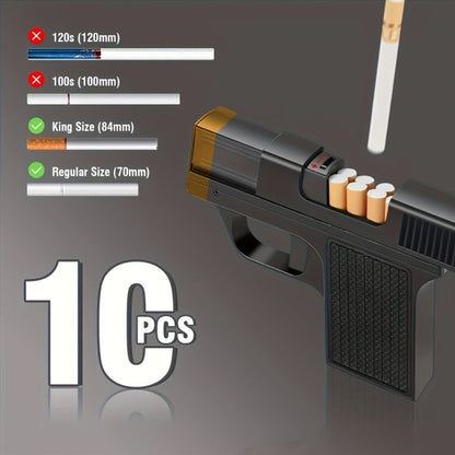 Cigarette Box Lighter Creative Design, Windproof Butane Torch with Adjustable Flame, Cigar & BBQ Lighter