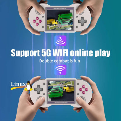 Handheld Game Console Anbernic RG353PS with 3.5-inch IPS OCA Full-Fit, 4:3 Ratio, 16GB+64GB, 16GB+128GB or 16GB+256GB Options, Linux, HDMI