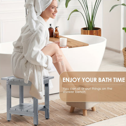 Shower Stool Bathroom Bench Bath Seat for Elderly Seniors Disabled Adults Inside Shower Tub Sturdy Bathroom Chair