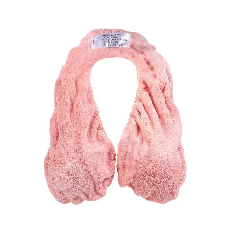 Towel Bra Wrap Double-Sided Coral Fleece 450GSM Strapless Hanging Neck Chest Wrap for Beach for Entryways, Bedrooms and Living Spaces