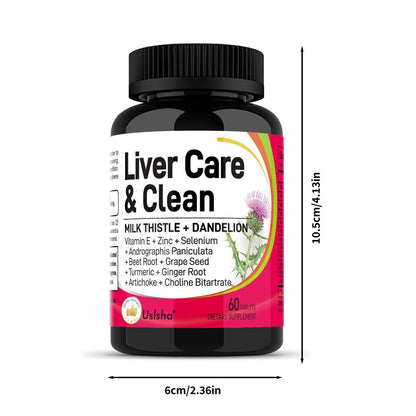 Milk Thistle Turmeric & Beetroot Liver Support Capsules for Bath Time, Home Spa and Personal Care