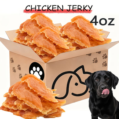 Chicken Jerky Dog Treats – Dried Chicken for Dogs, High Protein Easy to Digest, Long Lasting Training Reward Snacks